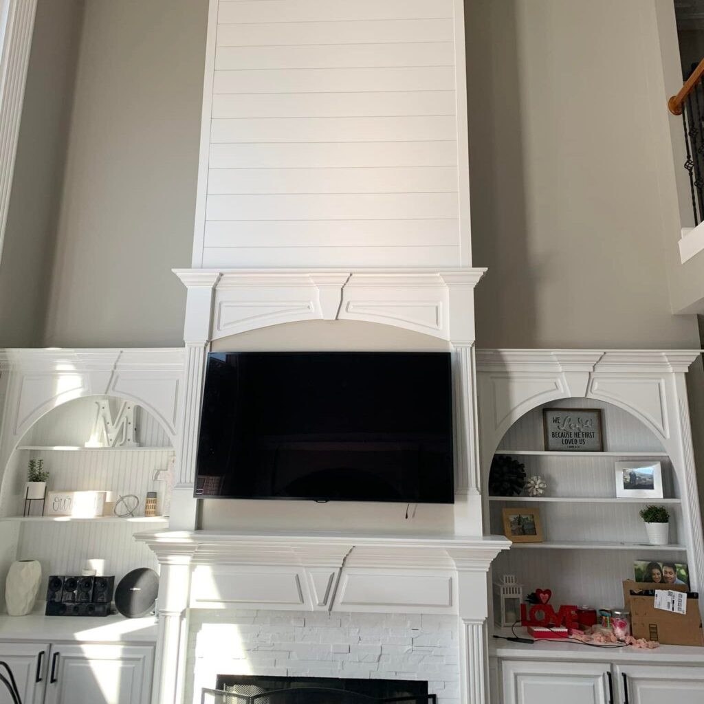 Beautiful white built-ins