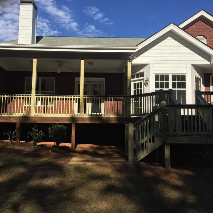 Large front porch