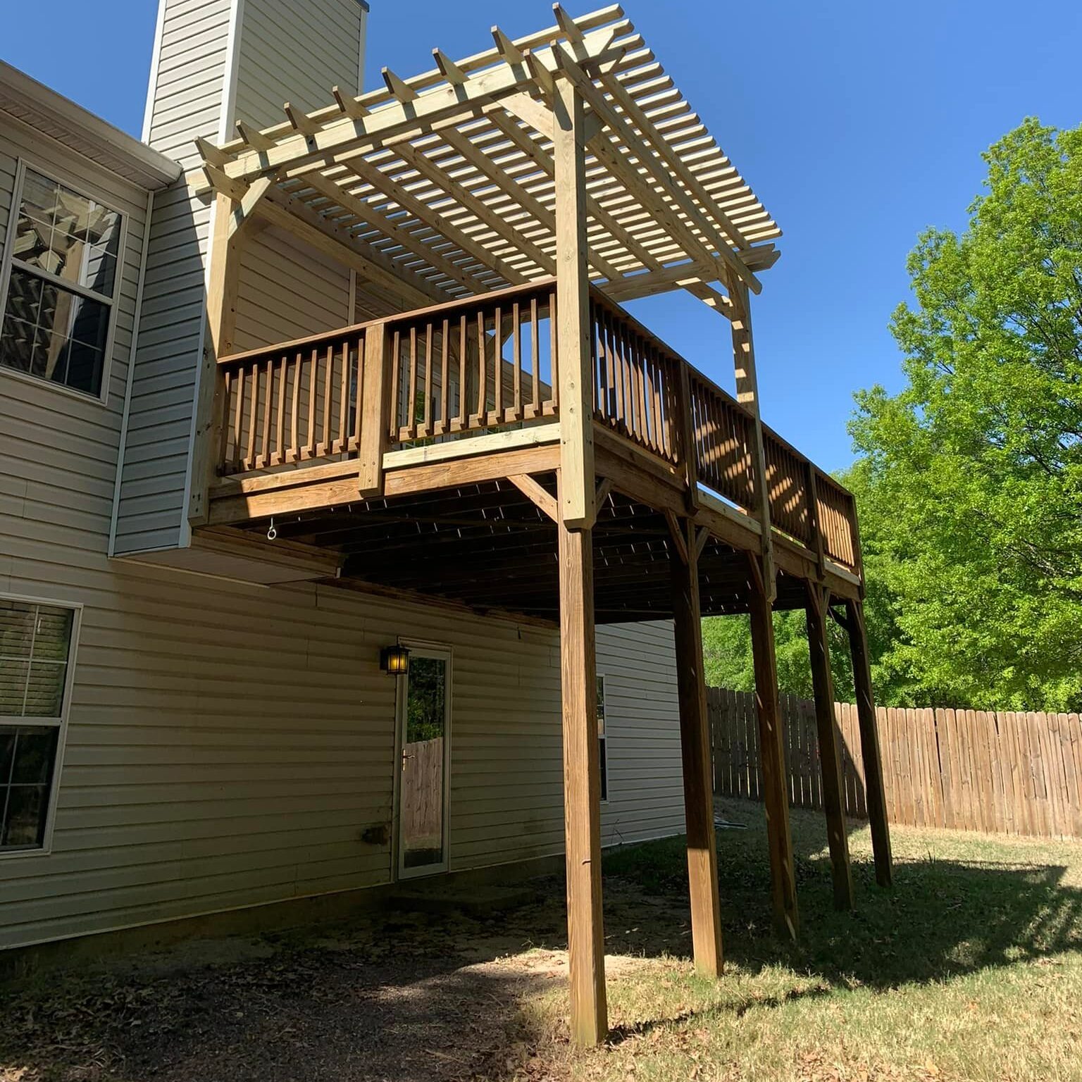 Second story deck